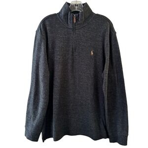 Polo Ralph Lauren 1/4 Zip Cotton Men’s Pullover Size Medium